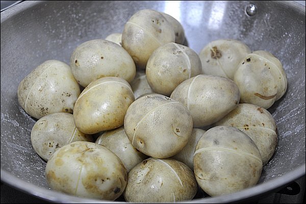 찐감자껍질 2초만에 벗기는법 & 감자 맛있게 찌는법