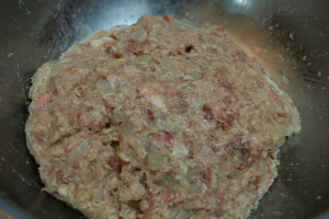 냉동실 고기 정리해서 만든 햄버거 스테이크 맛도 짱