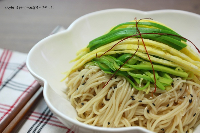 간장비빔국수
