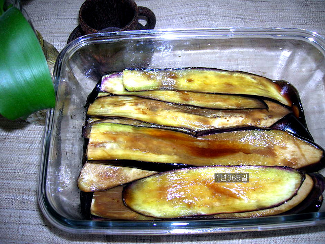 새콤한 가지짱아찌