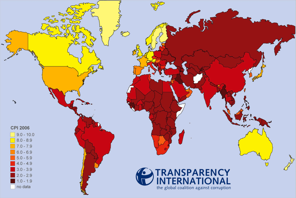 World Corruption Map