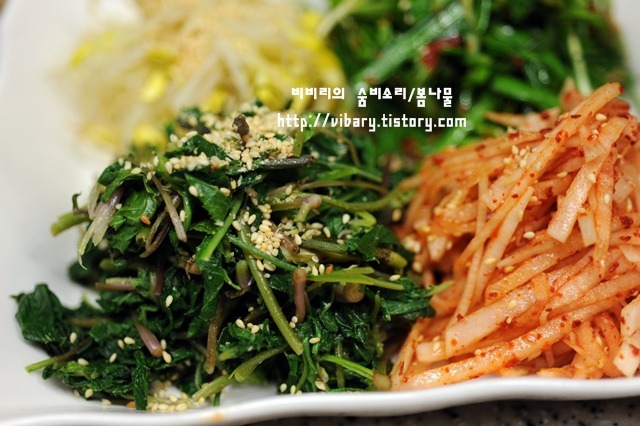 봄내음 솔솔 봄나물비빔밥