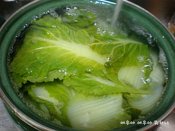 간단하게 만들어 먹는 시골밥상-봄동 시래기 조림^^