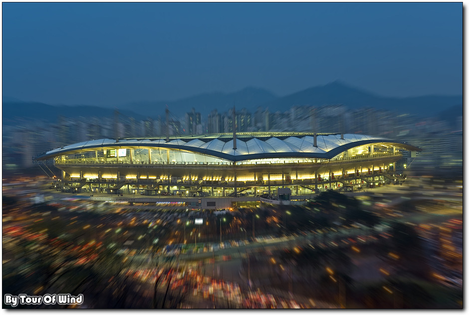   상암 월드컵경기장 야경  