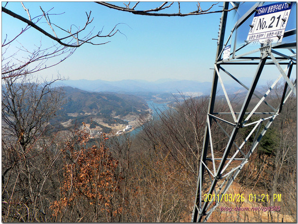 춘천지맥(영춘지맥)1-1구간(관천리 입수점 - 송이재봉 - 새덕산갈림길)