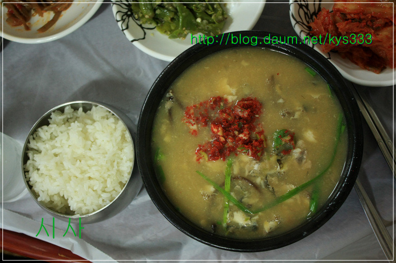 <진도맛집> 진도 굴포식당 복탕...2012. 8.31일