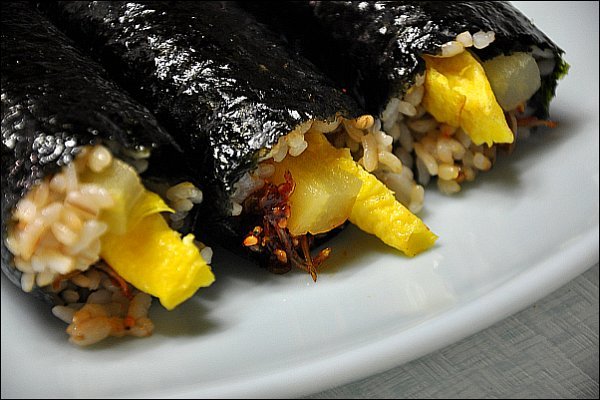 간단멸치김밥-찬밥으로만든 한끼식사