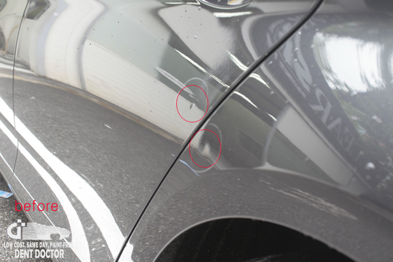 BMW GT리어도어+리어휀더덴트복원(수입차덴트복원전문-덴트닥터) | 보배드림 장착시공사진