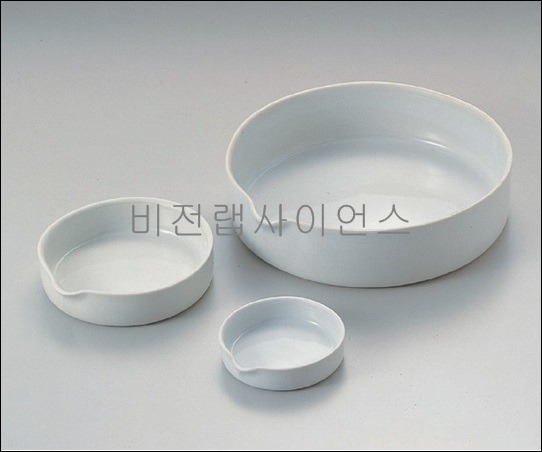 자제평접시(평저),EVAPORATING DISH PORCELAIN(FLAT BOTTOM)