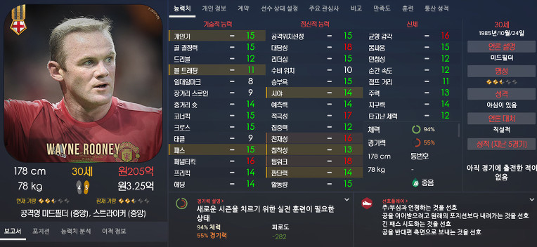 FM2017 공식로스터 포텐정리 | 인스티즈