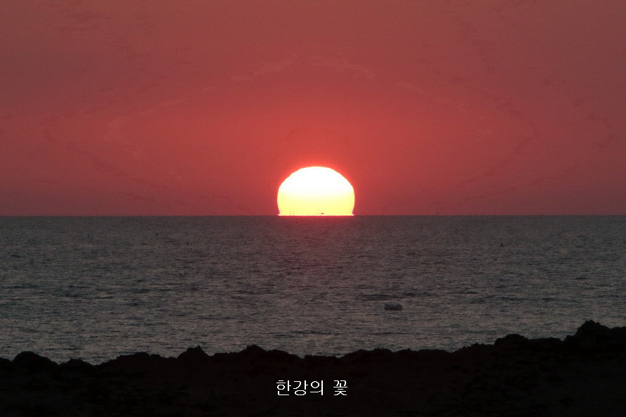 꽃지 일몰
