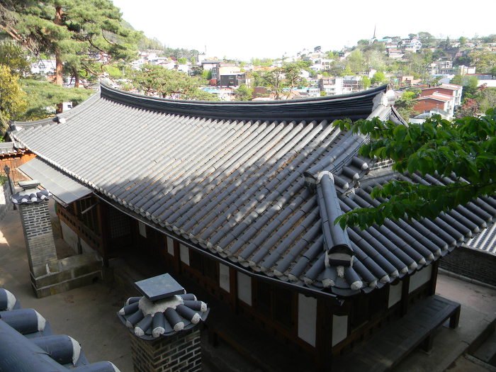 부암동 석파정 마무리 (별채, 북쪽 산책로, 소나무, 석파정, 경계벽 벽화)