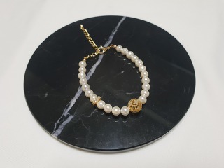 골드진주포인트 팔찌-15000원