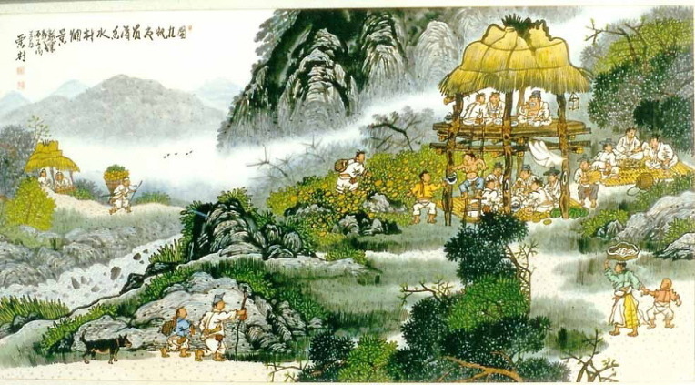 정겨운 민속화